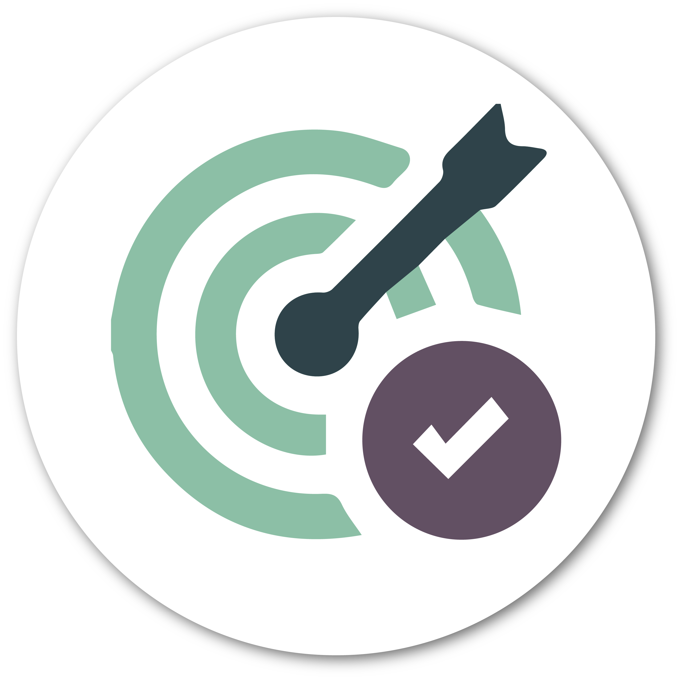 quota and goal setting icon